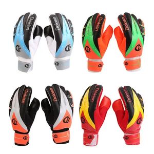 Goalkeeper Gloves Full Finger Latex Goalie Glove Portable Antislip Soccer Training Football Protective Gear For Adult Kid 240318