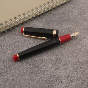 New Jinhao 82 Fountain Pen Black Red Color Match Spin EF/F/M NIB Stationery Office School Supplies Writing Golden Pens