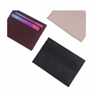 Dropship Slim Wallet Saffiano Pu Leather Credit Card Holder ID Kreditkort Fall FI Dålig Vacker present W2HP#