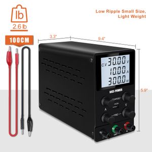 Trevlig Power DC Lab Power Supply Justerbar 30V 10A SPS3010D för telefon PC-klocka Key Reparationsmycken Elektroplätering Batteritester