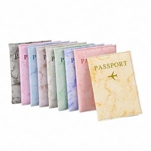 SEYAHAT ACCORIES Vintage Mermer Pasaport Tutucu Pasaport Pasaport Kapak Kimliği Banka Kartı A7PD#