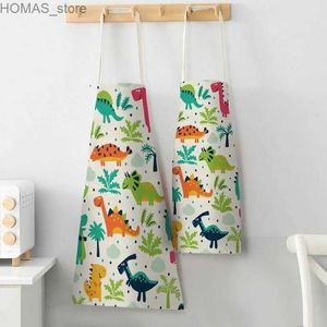 Grembiuli simpatici cartone animato Dinosauro PROPRIE PER DONNE CHIEDI CUCINA A GUARLA LINO MOFFARE MEGGIO INCIDUTO ACCESSI BIB BIB CABINA ACCESSI DELLA Y240401