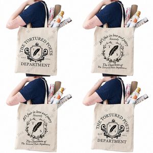 1pc The Tortured Poets Department, Swiftie Gift patternTote Bag Canvas Shoulder Bag, Women's Reusable Shop Bag E39A #