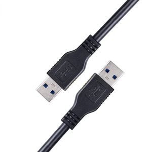 USB3.0-Datenkabel, Hochgeschwindigkeits-USB3.0-Stecker-zu-Stecker-Kabel A-A Dual-Head-Kabel für mobile Festplatten, 1 Meter, geeignet für Digitalkameras