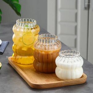 Vinglas S/M/L värmebeständig randkaffe mugg glas vatten koppar transparent tekopp för att dricka mjölk Beertea Juice vertikal