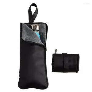 収納バッグ小さな新鮮なプリントパターン傘バッグクラッチタイプ吸収折りたき携帯用防水性