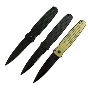 A6721 Coltello tattico AUTO S30v Lama in ossido nero CNC Manico in alluminio aeronautico Campeggio esterno Escursionismo Pesca Coltelli da sopravvivenza tascabile EDC