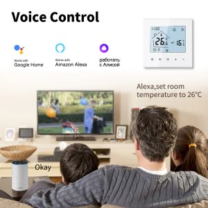 Smart Tuya WiFi Thermostat Electric Floor Heating Water/Gas Boiler Temperature Remote Controller Work With Alice/Alexa