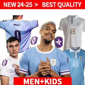 24 25 Uruguay Fußballtrikot 24/2025 L.SUAREZ E.CAVANI N.DE LA CRUZ Nationalmannschaftstrikot G.DE ARRASCAETA F.VALVERDE R.ARAUJO R.BENTANCUR Fußballuniform