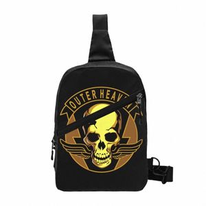 metal Gear Solid Outer Heaven Drawstring Bags Men Women Portable Sports Gym Sackpack Video Game Gift Shop Storage Backpacks o2Mk#