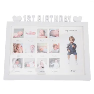 Frames Growth Po Frame Memorial Gifts First Year Picture Infant Anniversary Baby Plastic Milestone Born 12 Month