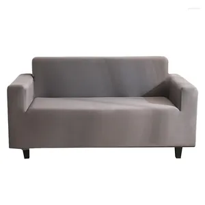 Stol täcker JFBL Elastic Solid Color Sofa Cover för vardagsrumsskydd Couch 3 sittplatsmöbler