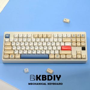 Kbdiy 140 Keys GMK SOYILK KEYAPLARI Özel PBT KOA Profili Mekanik Klavye için Japon Koreli Key Makam ISO 7U Uzay Çubuğu