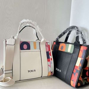 Moda luksusowy pakiet mody Sklep bezpłatny wysyłka hiszpańska misia niedźwiedź Amaya kolorowa drukowana torba crossbody Mała Tote Dual Purpose Womens 5252-159