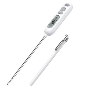 Gauges ORIA Meat Thermometer Kitchen Digital BBQ Food Thermometer Cooking Probe Water Milk Oil Liquid Oven Temperaure Sensor Tool