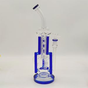 2024 Heady Glass Neo Fab Luxury Steam Punk 15 Inch Large Scale Glass Bongs Water Pipe Bong Tobacco Smoking 14MM Bowl Dab Rig Recycler Bubbler Pipes