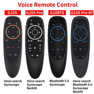 G10S G10SPro G10BTS G10SPro BT Voice Remote Control 2.4G Wireless Air Mouse Gyroscope IR Learning for Android TV Box PC