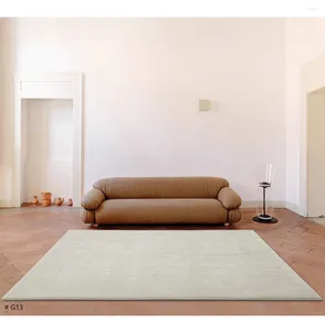 Dywany GBB0884 Zaawansowane nowoczesne minimalistyczne stałe kolor wszechstronny dywan nordycki japoński koc nocny
