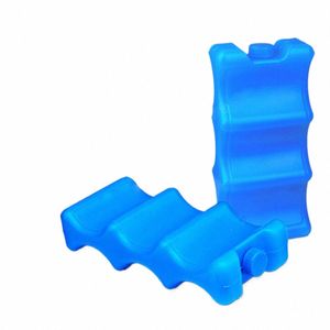 600ml Blue Gel Freezer Ice Blocks Reusable Cool Cooler Pack Bag Water injecti Picnic Travel Lunch Box Fresh Food Storage P3MU#