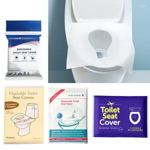 Toilet Seat Covers Portable Disposable Cover Mat Safety Travel Camping Bathroom Paper Pad Waterproof Accessory