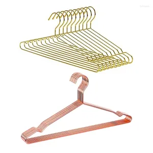 Hangers 10 Pcs Heavy Duty Metal With Notches Clothes Coat Suit Shirt Space Saving Wardrobe Clothing Storage Rack