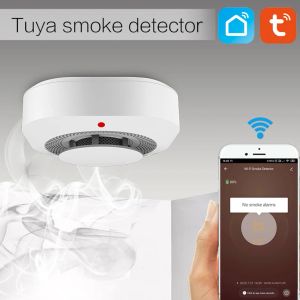 独立した煙探知器センサー火災警報器ホームセキュリティシステム消防士Tuya Wifi SmokeAlarm fire Protection