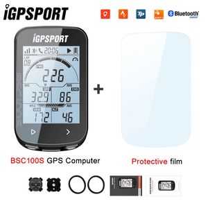 iGPSPORT BSC100S ANT GPS Kilometerzähler Radfahren Fahrradcomputer Reiten Drahtloser Tachometer Unterstützung Powermeter 2,6 Zoll großer Bildschirm 240325