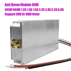 Módulo de drone anti -UAV 50W 433m 900m 1,2g 1,5g 2,4g amplificador de energia RF