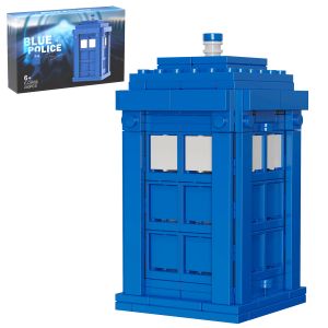 BZB 2024 Новый Doctored Who Thenge Booth Blocks Set City Street View телефонные будки модель игрушек для детских подарков