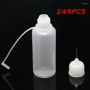 Storage Bottles 10ml 30ml Plastic Squeezable Tip Applicator Bottle Refillable Dropper With Needle Caps For Glue DIY