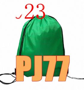 Son 2023 Q4 PJ 77 Drawstring Çantası PJ77 Kemer Su Geçirmez Sırt Çantası Ayakkabı Kıyafetleri Yoga Çalışıyor Fitn Seyahat Çantası 02WZ#