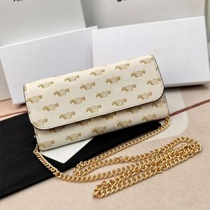 Designer Chain Handbag High Quality Crossbody Pouch Designer Women Wallet Leather Short Wallet Card Holder Wallets Classic Pocket 5A Genuine Leather Zipper Purse