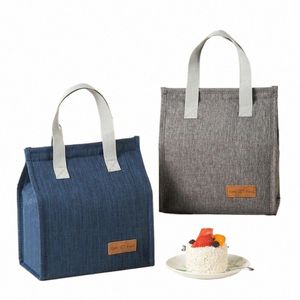 Alunos Cvenient Lunch Box Bags Tote Food Ctainer Bag Oxford Lunch Bags Fresh Cooler Thermal Cooler Bolsa para escritório k4dZ #