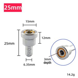 1/2st Positioneringsskruvmejselbitar Träbearbetning Drywall Skruv Driver Drill Bit 25/50mm Hex Shank Magnetic Batch Head