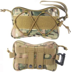 Hayatta Kalma Molle EDC PACK Taktik Bel Paketi Acil Survival Kemer Kesesi Erkek Açık Mekan Tıbbi Sos İlk Yardım Tıbbi Kit Çantası Av Paketi