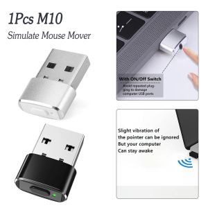 M10 Mini Simulate Hareket faresi için PC'yi korur ve 3 Parçalı Modlar Oynar 3 Track Mouse Dizüstü Kekler için Mini Fare Taşıcı