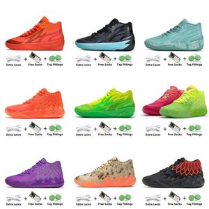 2024 Ball Lamelo 1 20 MB01 UOMINI SCARPE BASKEBER SNAAKER BLACK BLAST BUZZ LO UFO NON DA QUI Queen City Rick e Morty Rock Ridge Red Mens Trainer Sports