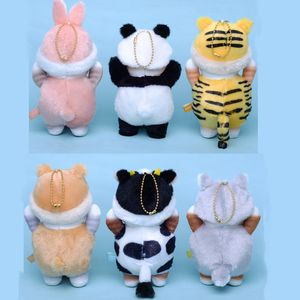 Cartoon Cute Cat Fu Standing Shark Cat Crossdressing Zoo Animale Peluche Ciondolo Meow Star Regalo Ciondolo Regalo per bambini DHL