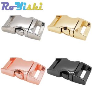 1PCS 10-30MM Metal Side Release Buckle For Paracord Bracelet Dog Cat Collar Sewing DIY Bag Luggage Outdoor Backpack Accessories