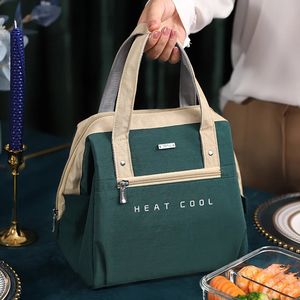 Large Lunch Bag Women Waterproof Concise Convenient Fresh Cooler Bags Thermal Breakfast Food Box Portable Picnic Travel 240320