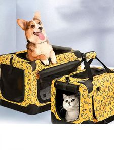 Cat Carriers Pet Bags Folding Cage Dog Breathable Bag Flight Case Edenpetz