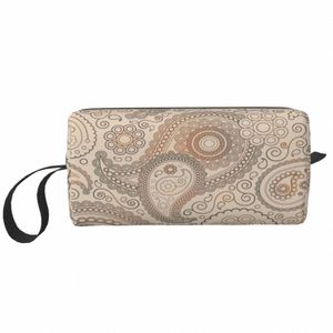 kawaii Classic Bandana Style Paisley Pattern Travel Toiletry Bag Women Cosmetic Makeup Organizer Beauty Storage Dopp Kit y9uq#