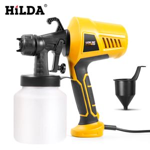 500W Portable Sprayer Gun 800 ml High Pressure Spray Gun Löstagbar färgsprutmaskin för målning Takväggar Staket Dörr