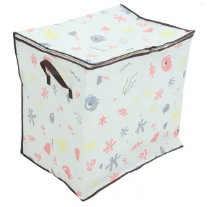 Storage Bottles Clothes Bag Bedding Organizer Basket Large Capacity Closet Container Non-woven Fabric For Blanket