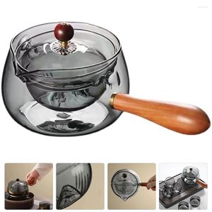 Dinnerware Sets 360 Degree Side Handle Pot Filter Kettle Tea Container Glass Small Strainer Teakettle Make