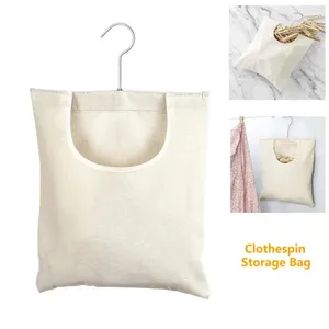 Storage Bags Clip Bag Large Capacity Space Saving Portable Convenient Clothes Peg For Cupboard