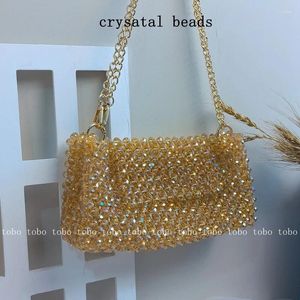 Cordão clássico aleta luxo designer saco personalizado cristal travesseiro sacos de ombro para mulheres corrente versátil carteira bolsa