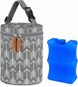 accmor Breastmilk Cooler Bag with Ice Pack, Insulated Baby Bottle Cooler Tote Bags, Baby Bottle Wr Cooler Bag, Baby Bottle k1wn#