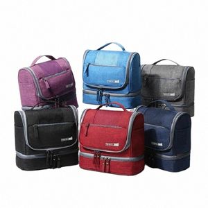 Borsa da toilette appesa di design Borsa da viaggio per cosmetici Borsa impermeabile Oxford per accessori da viaggio Kit da toilette per uomo Donna C6I9 #