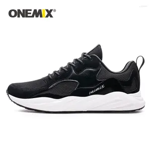 Casual Shoes ONEMIX Men Sneakers Size 39-46 Light Weight Breathable Lace Up Training Jogging Adult Male Outdoor Athletic